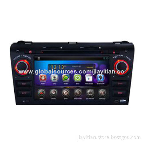 Android 4.2 Car GPS Navigation Systems for Mazda 3, Support BT/GPS/iPod/WiFi/3G/DVR